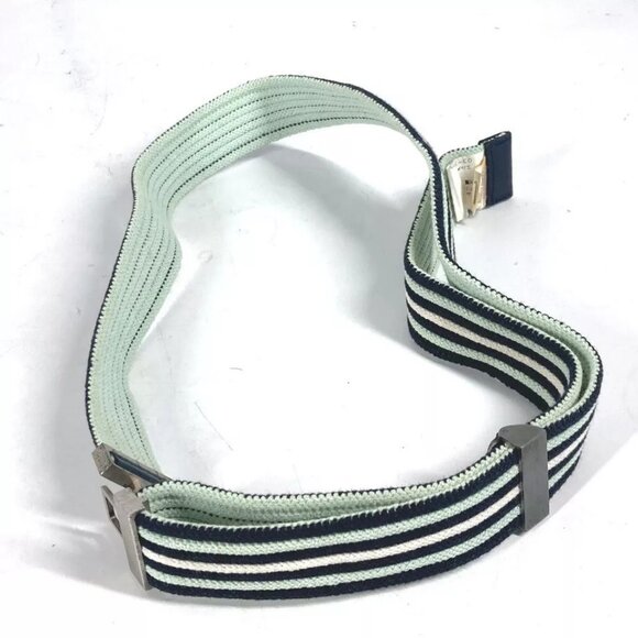 HERMES H logo Accessories Border belt Rubber Green main image 9